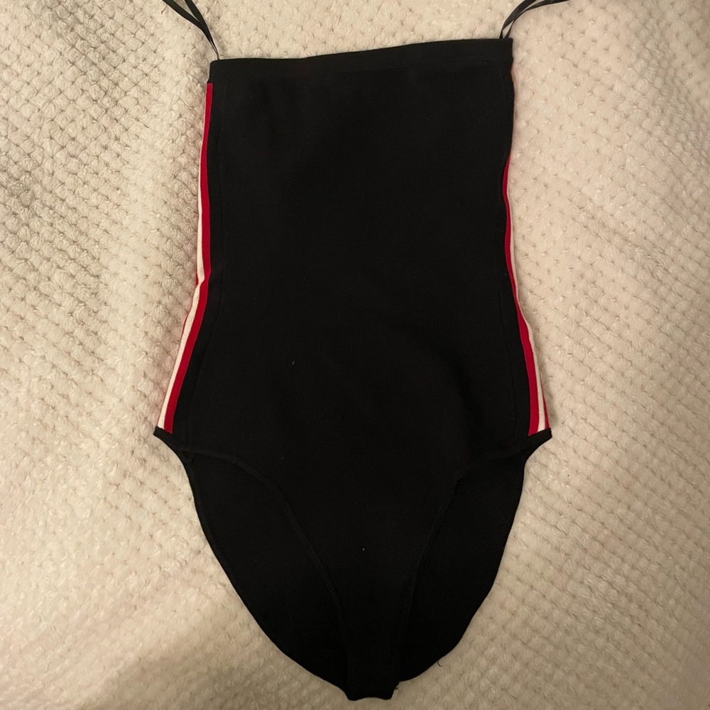 Brandy Melville red white blue body suit